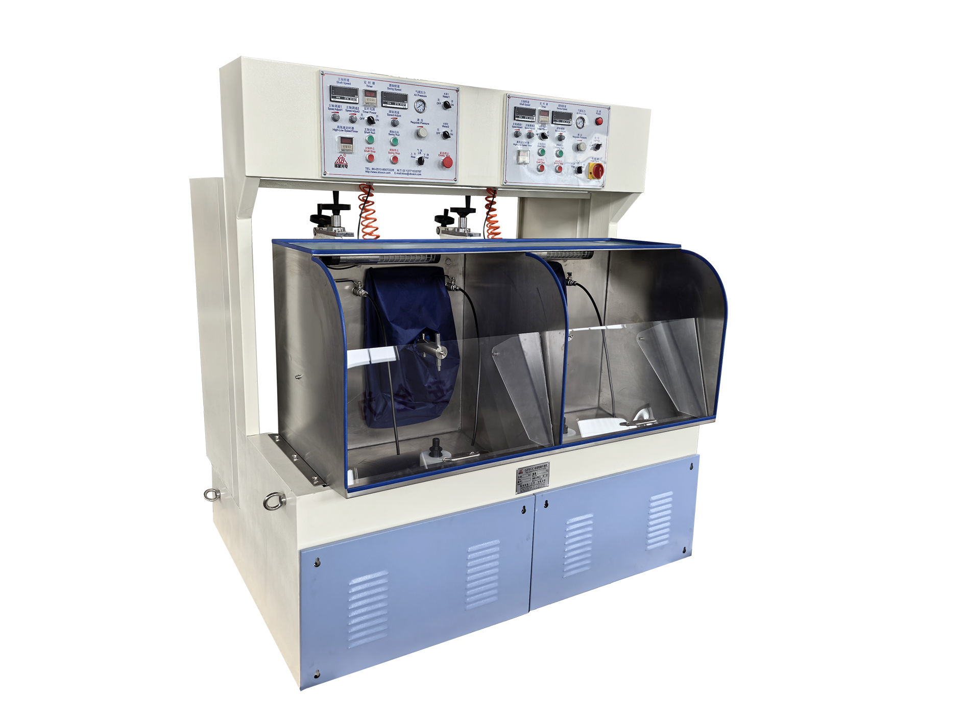 GJP30.2C Dual-shaft Arc Pendulum Spherical Precision Grinding Polisher